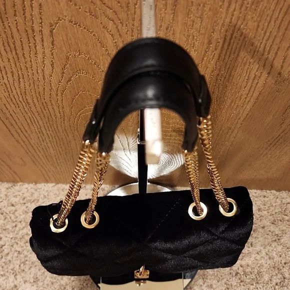 NWT Steve Madden velvet shoulder bag - Picture 7 of 15